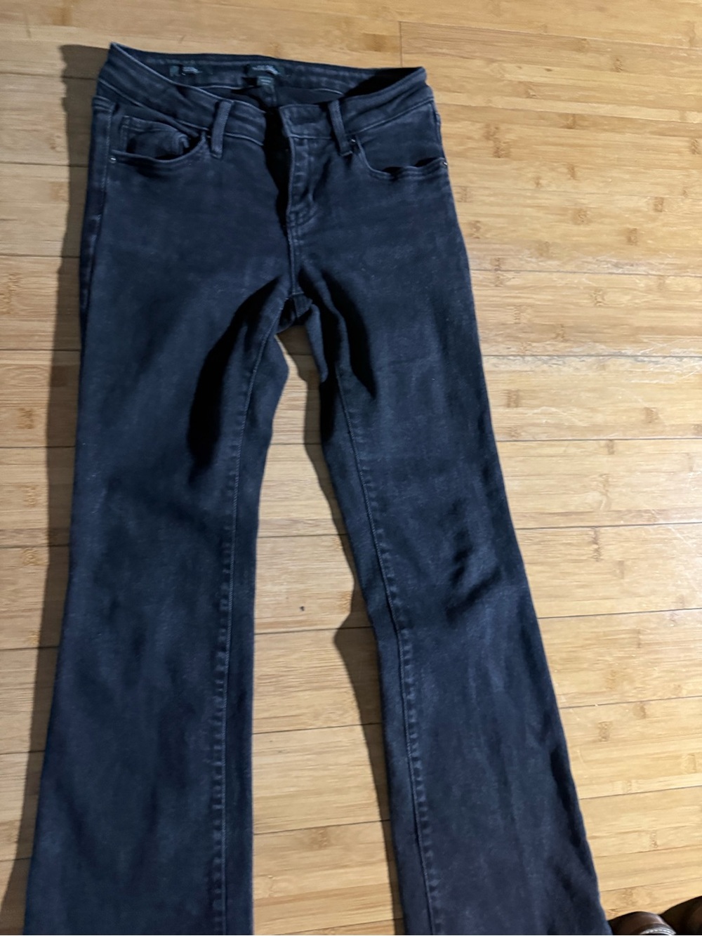 Wild Fable Low Rise Flare Jeans Size 4 Black